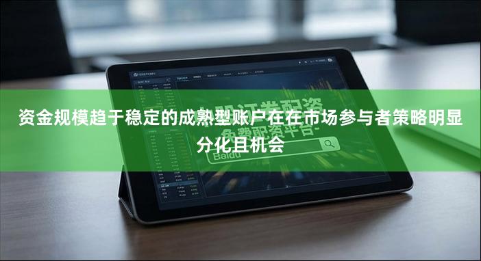 资金规模趋于稳定的成熟型账户在在市场参与者策略明显分化且机会