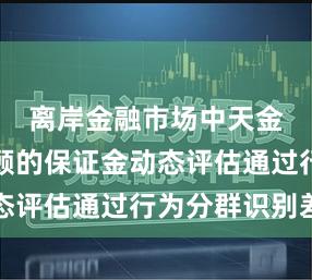 离岸金融市场中天金加银投顾的保证金动态评估通过行为分群识别差